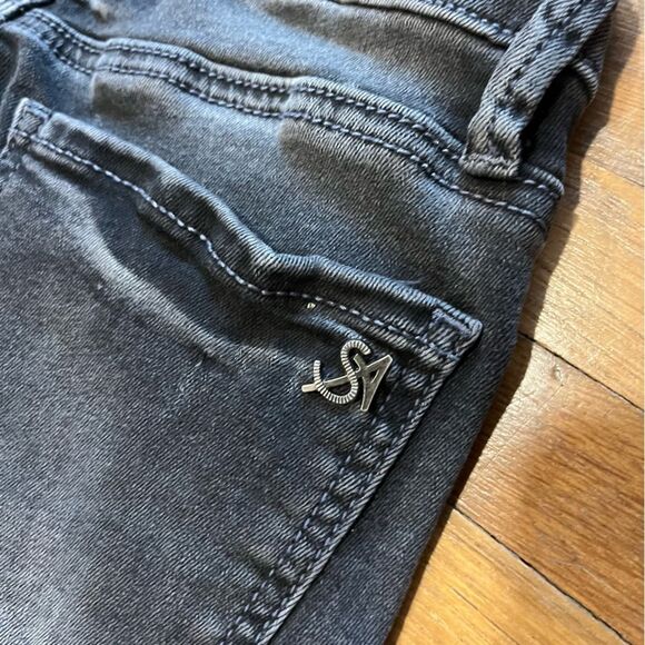 Revolve Special A Black Raw Edge Flare Jeans - Picture 9 of 9